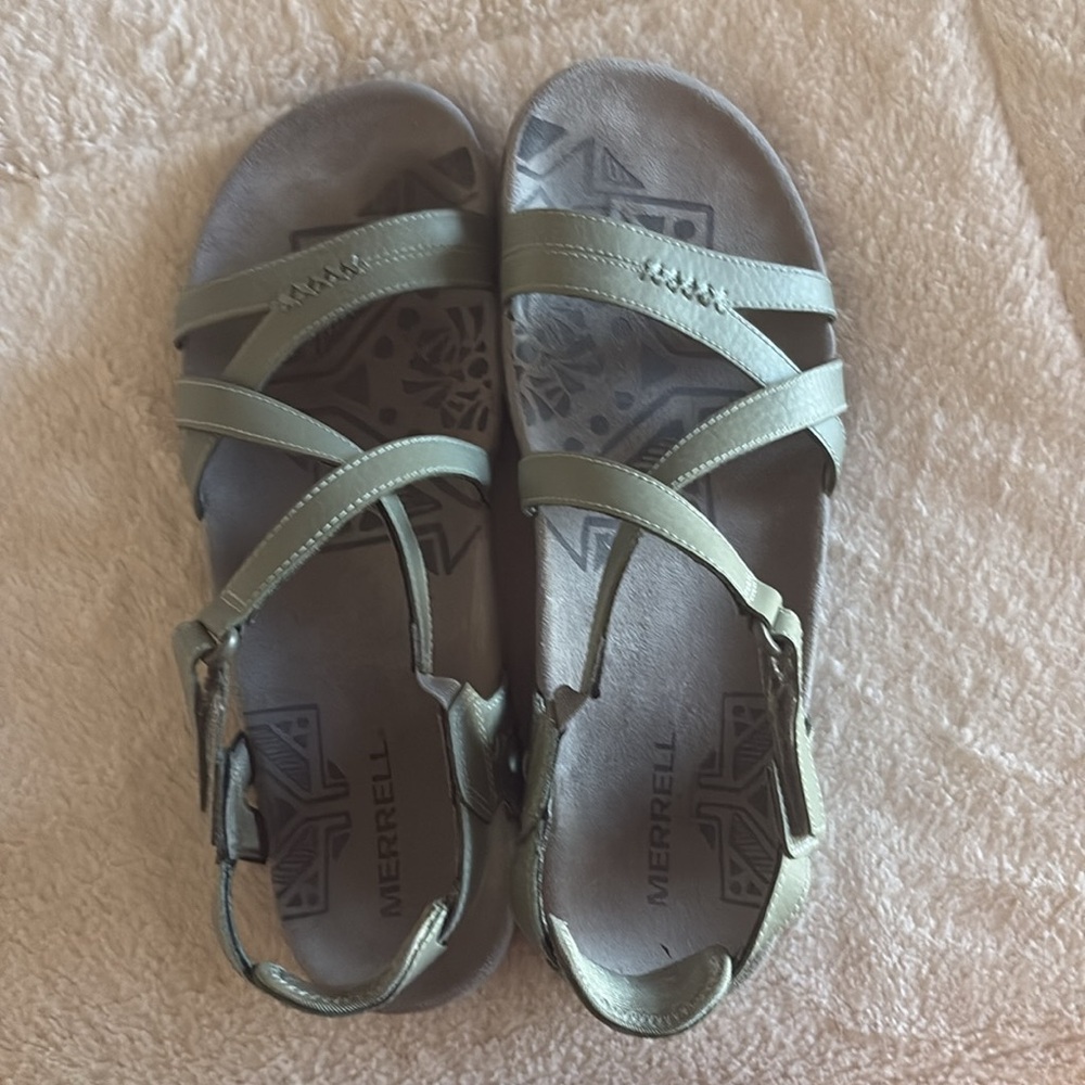 Green and Grey Merrell Sandals - Picture 5 of 6